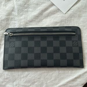 Louis Vuitton grey wallet
